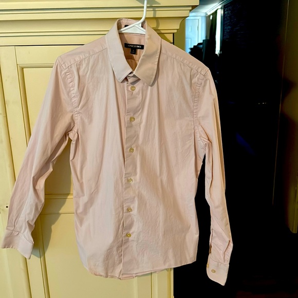 I have an express 1MX pink size, small long sleeve button up shirt. No rips. - Picture 1 of 3